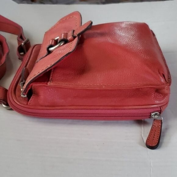 Fossil Leather Messenger Bag Crossbody Shoulder Tote Handbag WOMEN'S WOMAN'S - Picture 3 of 16